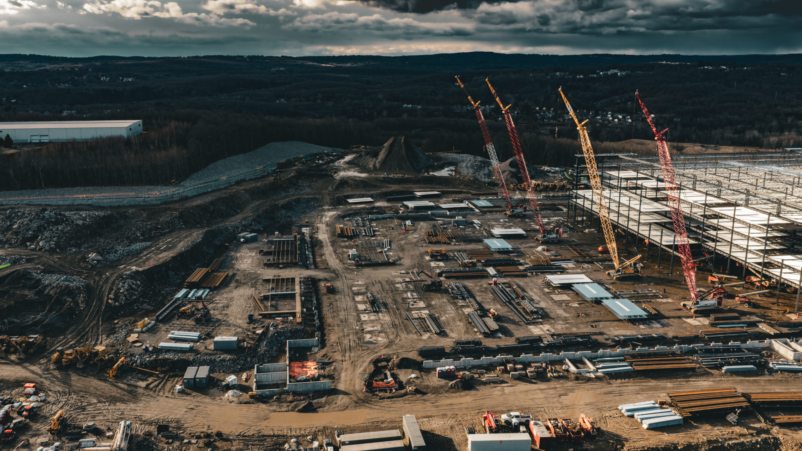 Worksite as seen by our drone
